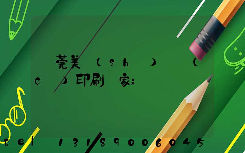 東莞美術(shù)畫冊(cè)印刷廠家