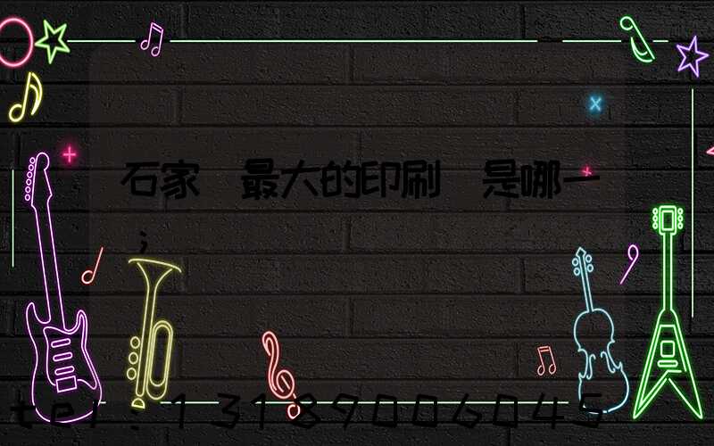 石家莊最大的印刷廠是哪一個
