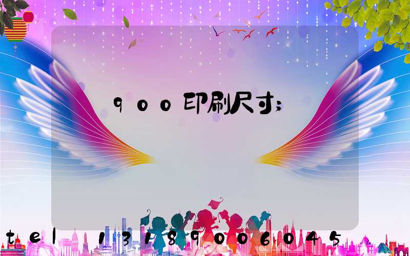 羅蘭900印刷尺寸